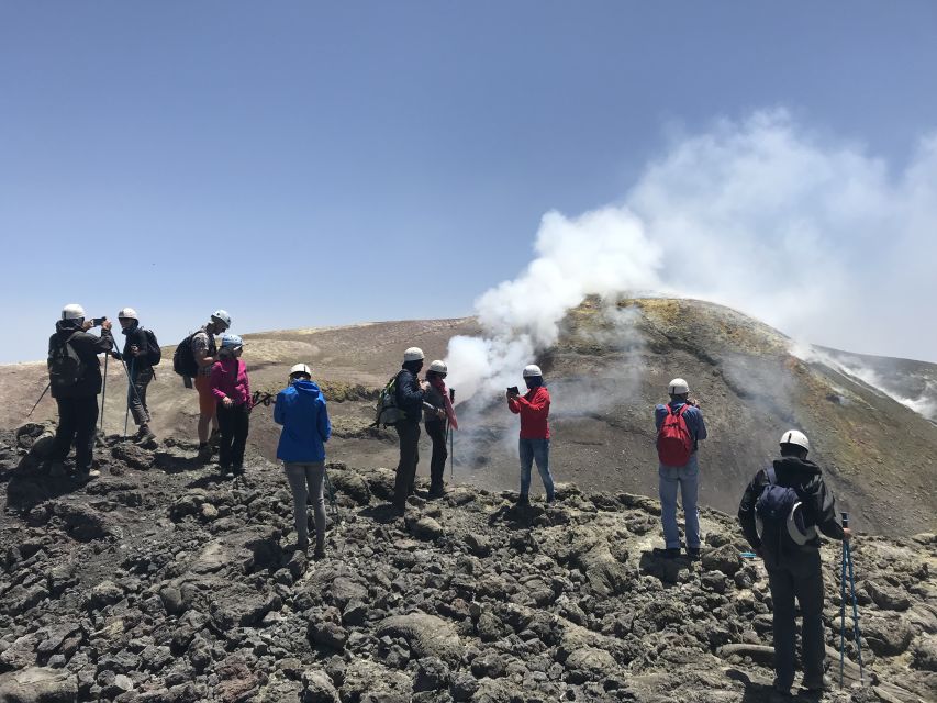 Mount Etna: Summit Crater Trek with Cable Car - Central Crater and the possible summit view
