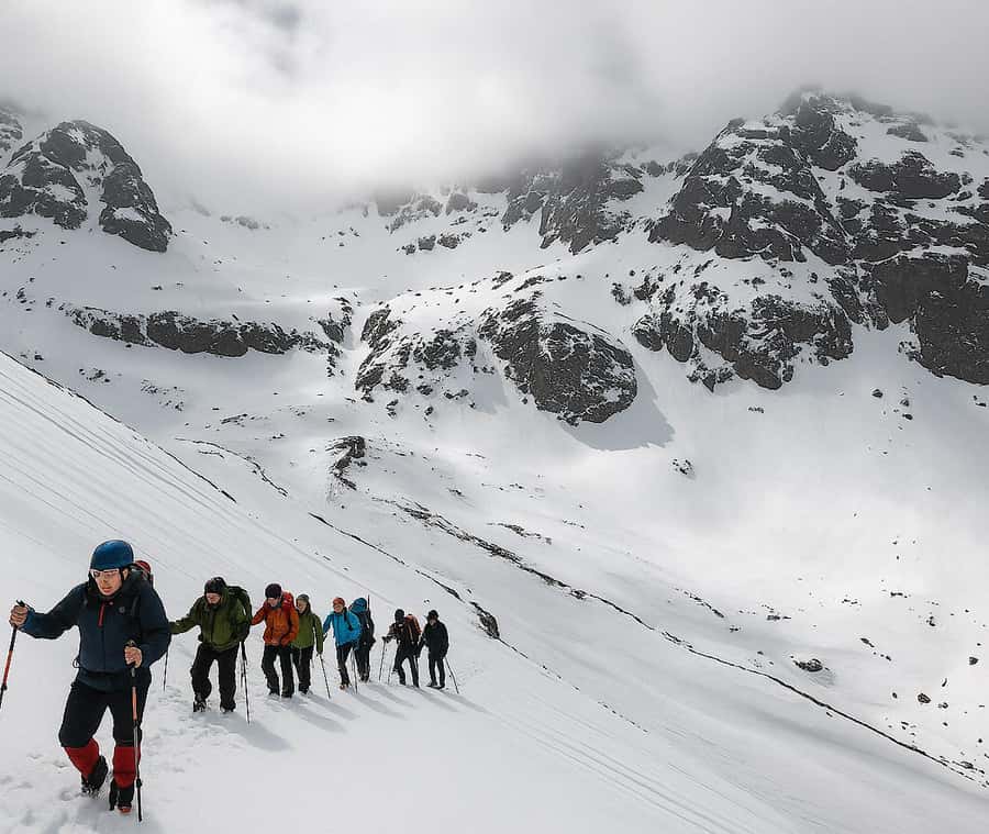 Mt Toubkal Ascent Express Trek 2 Days 1 Nights - The climb to the Toubkal Refuge at 3,207 meters