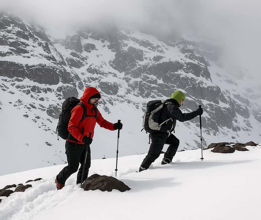 Mt Toubkal Ascent Express Trek 2 Days 1 Nights - The long descent to Imlil and Marrakech