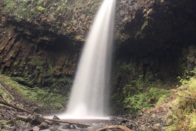Multnomah Falls and Columbia River Gorge Half-Day Hiking Tour - Bridal Veil brings a quieter forest walk