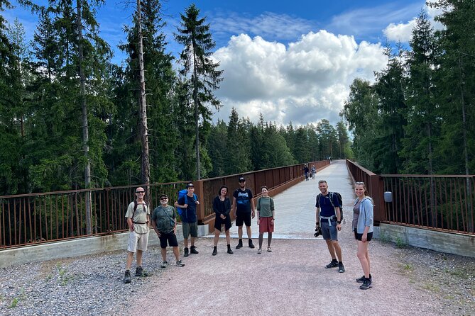 National Park Hike & Finnish Smoke Sauna Experience with Campfire Lunch - A gentle 6-kilometer walk with a few demanding sections