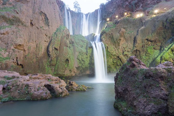 Ouzoud Waterfalls Guided Hike and Boat Trip from Marrakech - Arriving at Morocco’s highest waterfall