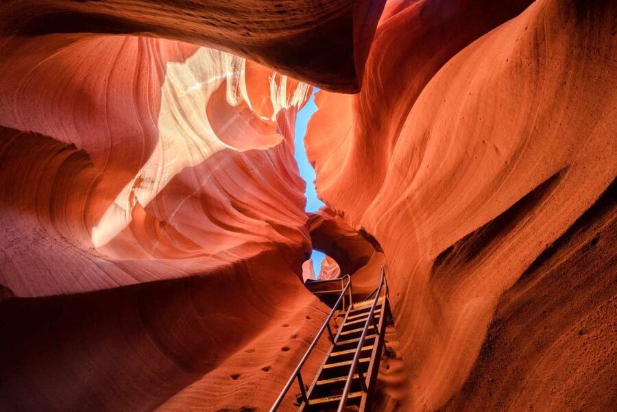 Page: Lower Antelope Canyon Ticket and Guided Hiking Tour - Walking into the sandstone