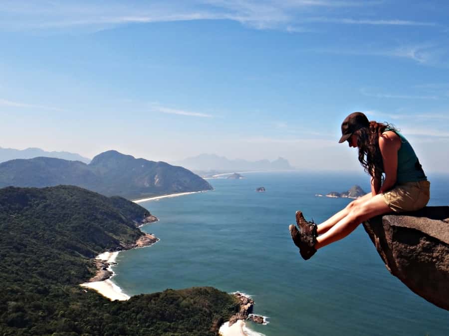 Pedra do Telégrafo Hike and Beach Full-Day Tour - The summit photo and the view toward Rio’s wild coast