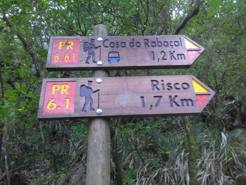 Rabaçal: 25 Fontes & Risco Levada Hiking Transfer - Getting your bearings at the Rabaçal parking area