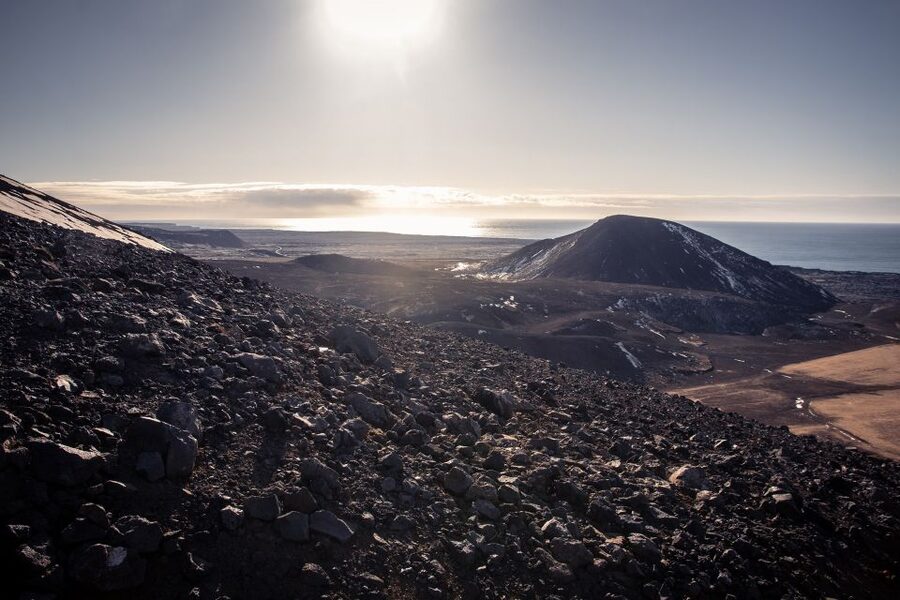 Reykjavík: Volcano Eruption Site and Reykjanes Hiking Tour - The bus ride and group experience