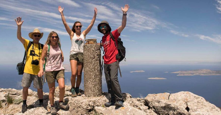 Rhodes: Hiking Tour to the Summit of Akramitis with Photos - The rocky section is the real test