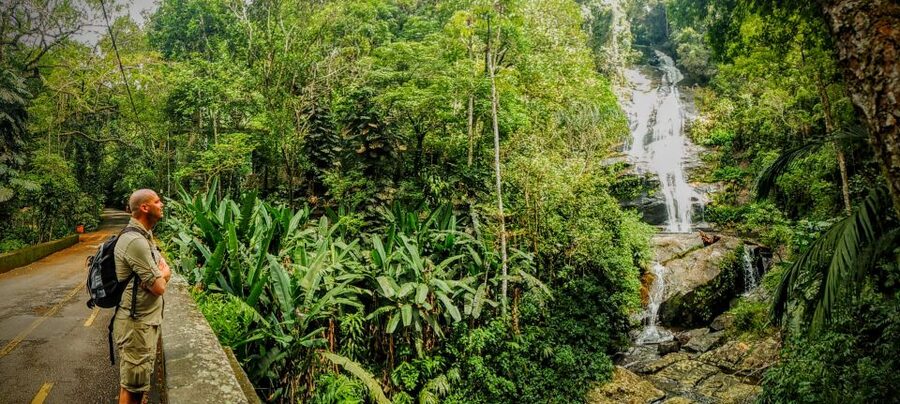 Rio: Tijuca Forest Small Group Hike to Caves and Waterfalls - Views, fountains, and the route back