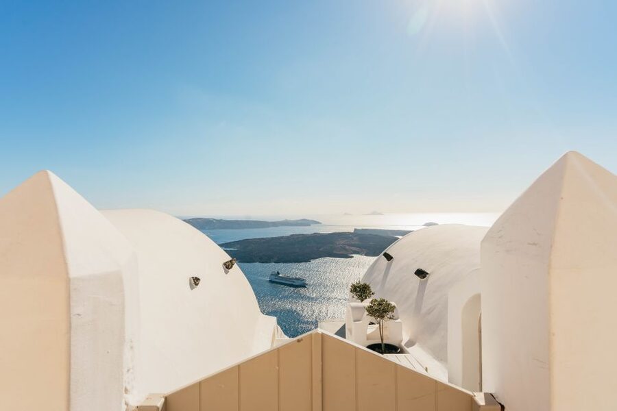 Santorini: Caldera Trail Guided Hike and Sunset Viewing - From Fira through Firostefani’s whitewashed lanes