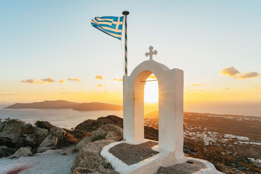 Santorini: Caldera Trail Guided Hike and Sunset Viewing - Chapels, herbs, and the move into open country