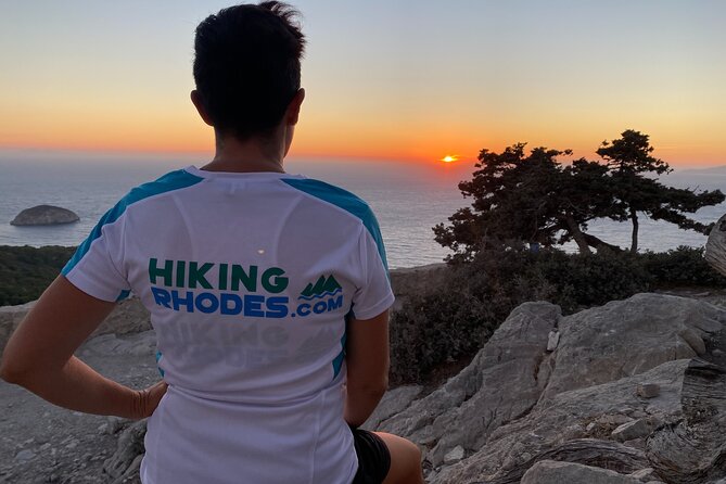 Small Group Hiking Sunset in Monolithos - The climb to the castle at sunset