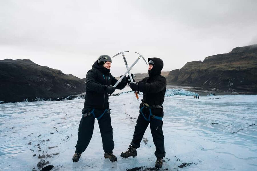 Sólheimajökull: Blue Ice Glacier Hike near Vík (Easy) - The walk to the ice edge