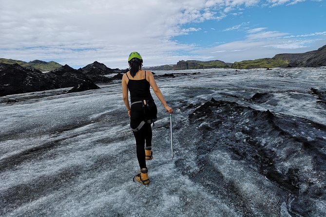 Solheimajokull Glacier 3-Hour Small-Group Hike - Getting fitted with crampons and safety gear