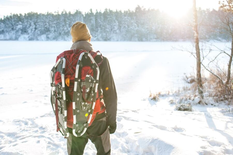 Stockholm: Winter Snowshoe Full-Day Hike - A campfire lunch with real outdoor work