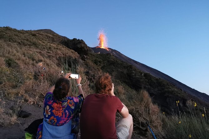 Stromboli: sunset trekking to Sciara del Fuoco - Ashàra - The first climb through Stromboli’s scrub