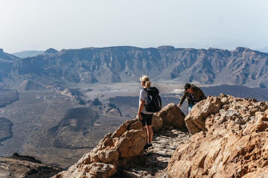 Tenerife: Mount Teide Summit Hiking Adventure with Cable Car - Summit views across Teide National Park