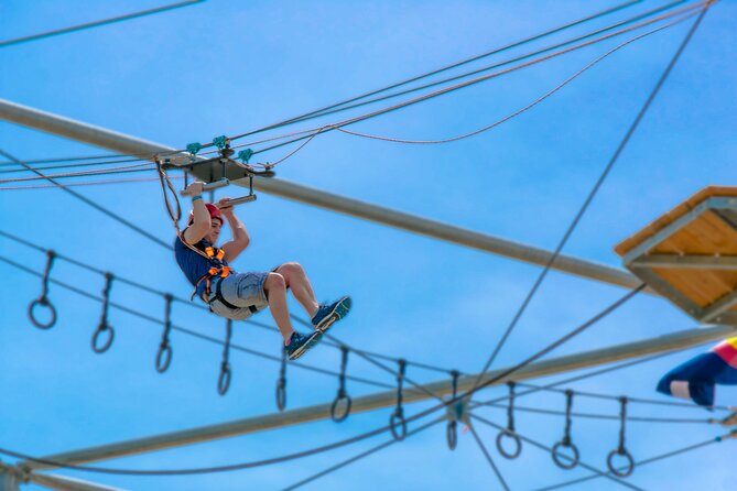 The EDGE: Epic Sky Trek - Choosing between green, blue, and black routes