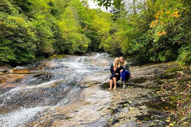 Waterfall Jeep Tour - Backroads and Scenic Views - Looking Glass Falls, the famous stop