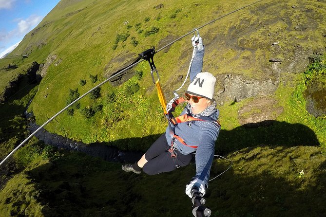 Zipline and Hiking Adventure Tour in Vík - The walk between each line is part of the tour
