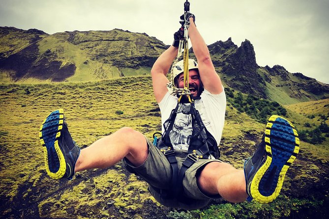 Zipline and Hiking Adventure Tour in Vík - The leap of faith and the surprise at the end